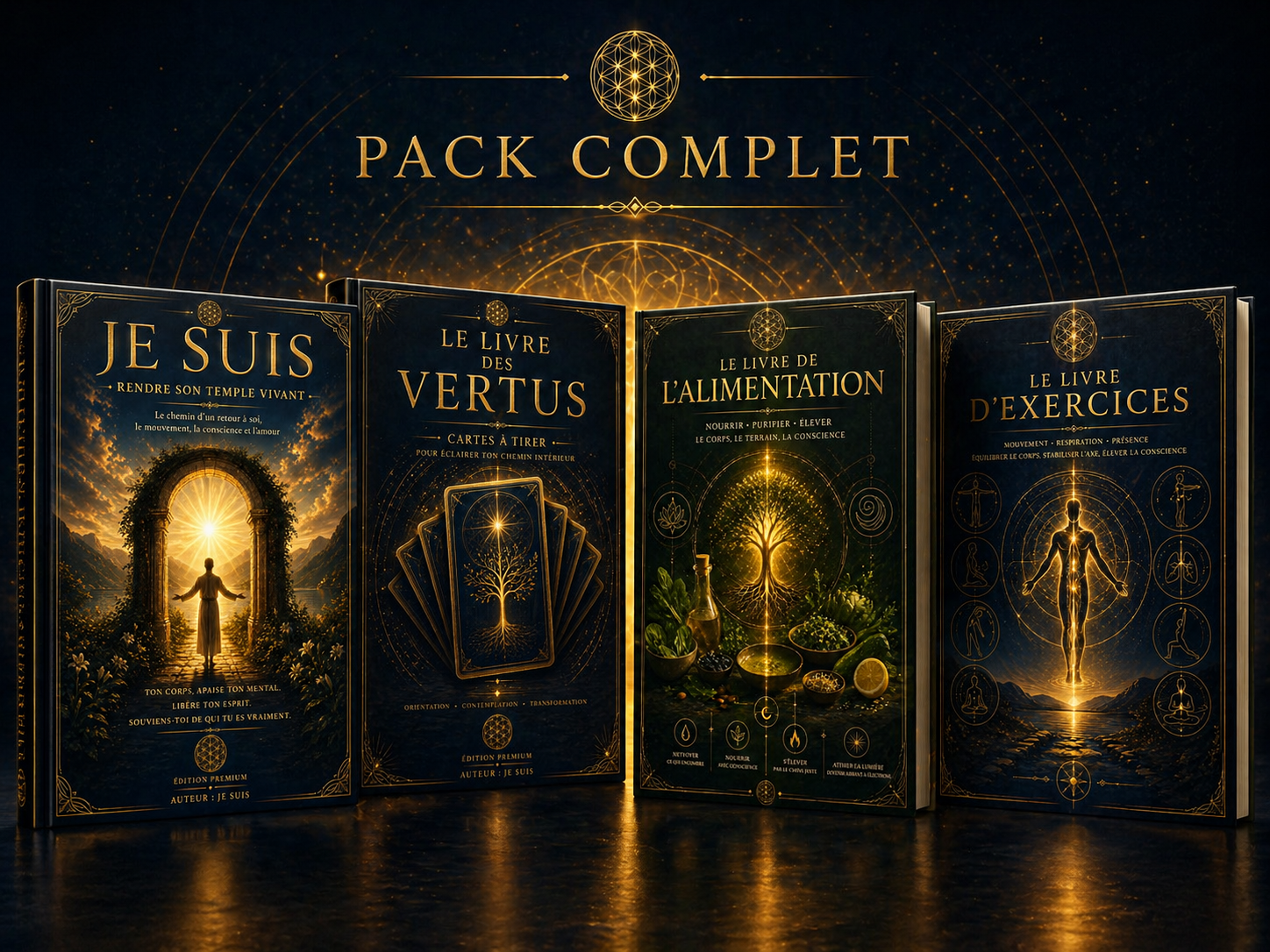 Pack complet Axis Lumen — Collection des quatre livres